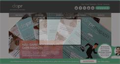 Desktop Screenshot of dapr.de
